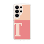 スリムプロテクションケース［ オリジナル - initial two tone - T pink ］