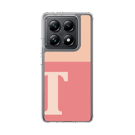スリムプロテクションケース［ オリジナル - initial two tone - T pink ］