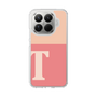 スリムプロテクションケース［ オリジナル - initial two tone - T pink ］