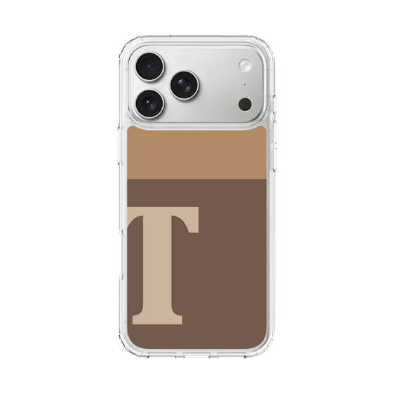 スリムプロテクションケース［ オリジナル - initial two tone - T brown ］