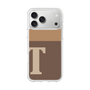 スリムプロテクションケース［ オリジナル - initial two tone - T brown ］