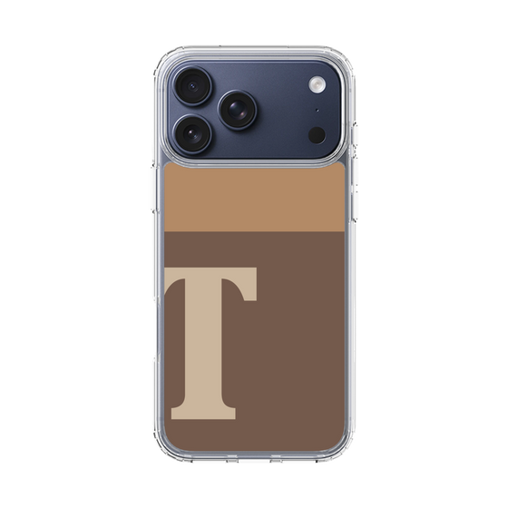 スリムプロテクションケース［ オリジナル - initial two tone - T brown ］