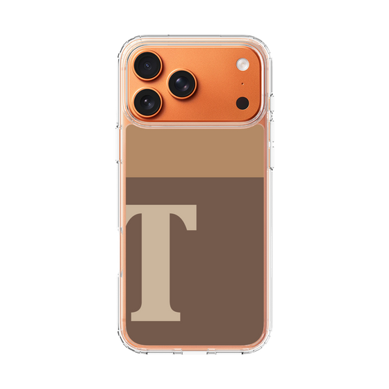スリムプロテクションケース［ オリジナル - initial two tone - T brown ］