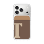 スリムプロテクションケース［ オリジナル - initial two tone - T brown ］