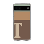 スリムプロテクションケース［ オリジナル - initial two tone - T brown ］