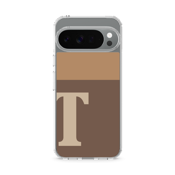 スリムプロテクションケース［ オリジナル - initial two tone - T brown ］