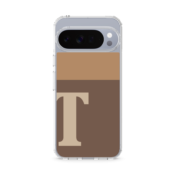 スリムプロテクションケース［ オリジナル - initial two tone - T brown ］
