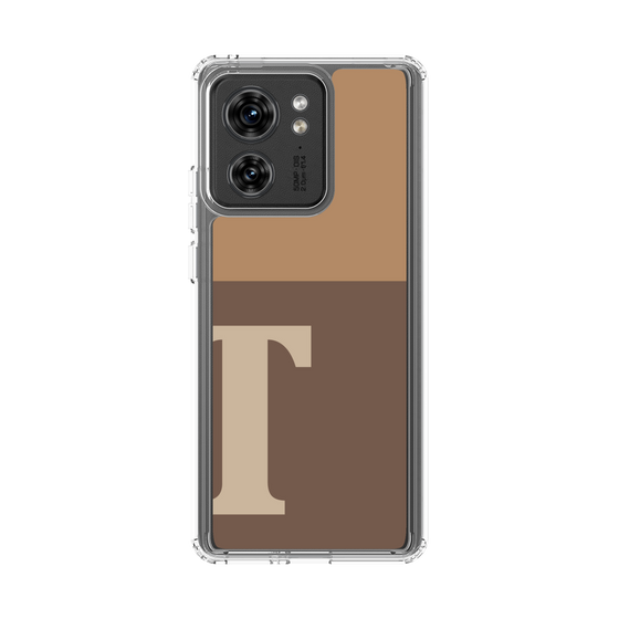 スリムプロテクションケース［ オリジナル - initial two tone - T brown ］