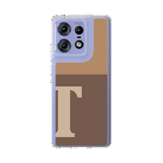 スリムプロテクションケース［ オリジナル - initial two tone - T brown ］
