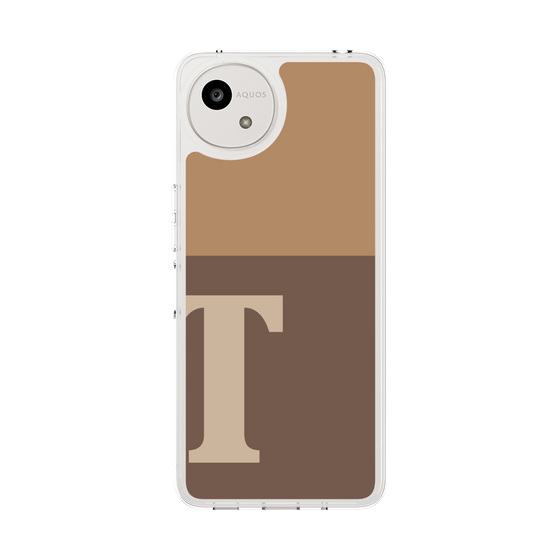 スリムプロテクションケース［ オリジナル - initial two tone - T brown ］