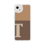 スリムプロテクションケース［ オリジナル - initial two tone - T brown ］