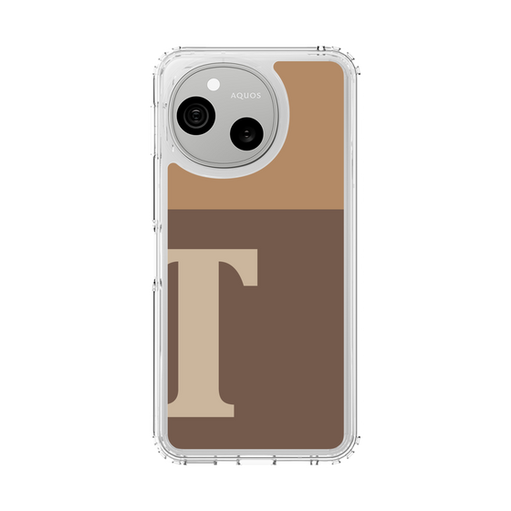 スリムプロテクションケース［ オリジナル - initial two tone - T brown ］