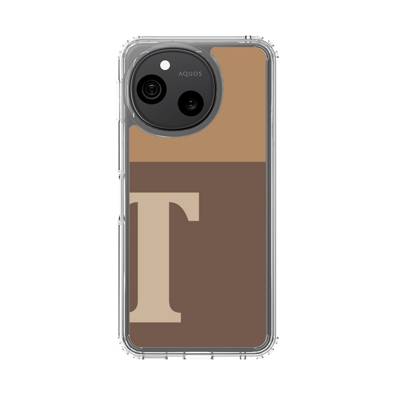 スリムプロテクションケース［ オリジナル - initial two tone - T brown ］