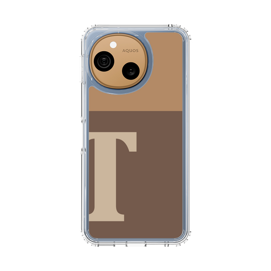 スリムプロテクションケース［ オリジナル - initial two tone - T brown ］