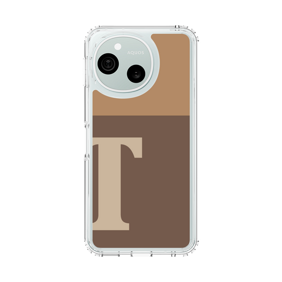 スリムプロテクションケース［ オリジナル - initial two tone - T brown ］