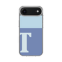 スリムプロテクションケース［ オリジナル - initial two tone - T blue ］