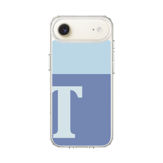 スリムプロテクションケース［ オリジナル - initial two tone - T blue ］