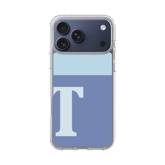 スリムプロテクションケース［ オリジナル - initial two tone - T blue ］