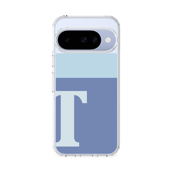 スリムプロテクションケース［ オリジナル - initial two tone - T blue ］