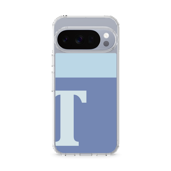 スリムプロテクションケース［ オリジナル - initial two tone - T blue ］