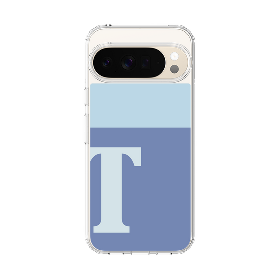 スリムプロテクションケース［ オリジナル - initial two tone - T blue ］