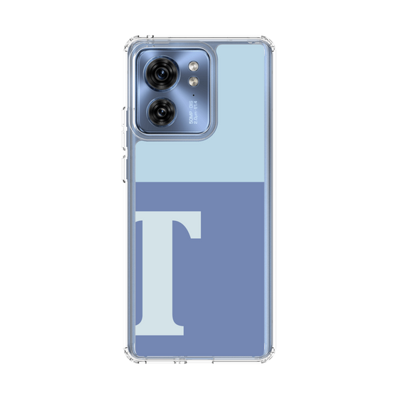 スリムプロテクションケース［ オリジナル - initial two tone - T blue ］