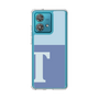 スリムプロテクションケース［ オリジナル - initial two tone - T blue ］