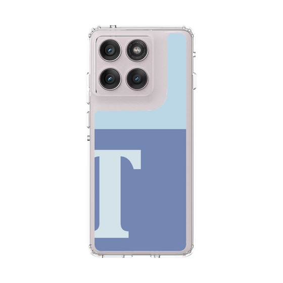 スリムプロテクションケース［ オリジナル - initial two tone - T blue ］