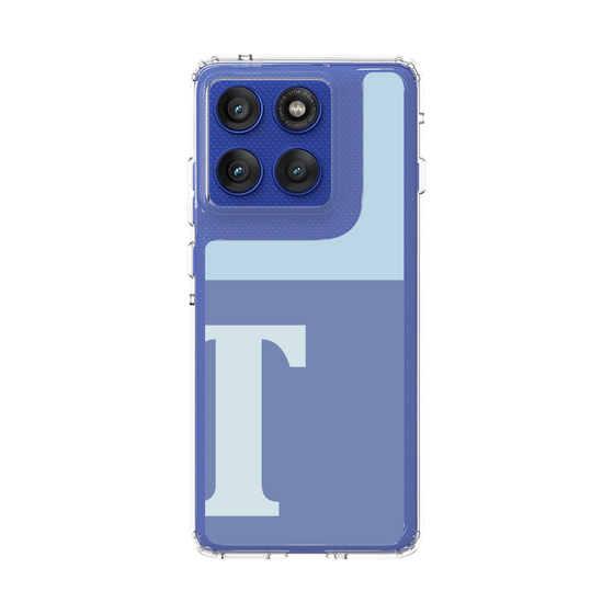 スリムプロテクションケース［ オリジナル - initial two tone - T blue ］