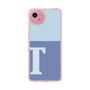 スリムプロテクションケース［ オリジナル - initial two tone - T blue ］