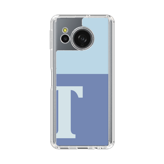 スリムプロテクションケース［ オリジナル - initial two tone - T blue ］