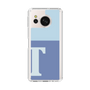 スリムプロテクションケース［ オリジナル - initial two tone - T blue ］