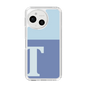 スリムプロテクションケース［ オリジナル - initial two tone - T blue ］
