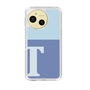 スリムプロテクションケース［ オリジナル - initial two tone - T blue ］