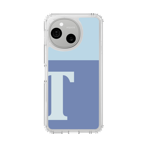 スリムプロテクションケース［ オリジナル - initial two tone - T blue ］