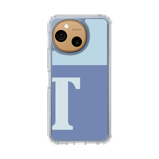 スリムプロテクションケース［ オリジナル - initial two tone - T blue ］