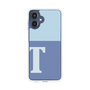 スリムプロテクションケース［ オリジナル - initial two tone - T blue ］