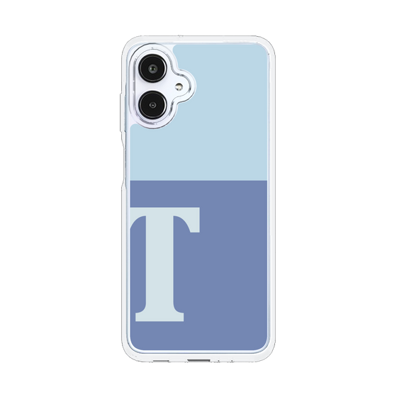 スリムプロテクションケース［ オリジナル - initial two tone - T blue ］