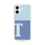 スリムプロテクションケース［ オリジナル - initial two tone - T blue ］