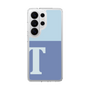 スリムプロテクションケース［ オリジナル - initial two tone - T blue ］