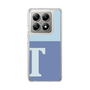 スリムプロテクションケース［ オリジナル - initial two tone - T blue ］