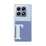 スリムプロテクションケース［ オリジナル - initial two tone - T blue ］