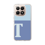 スリムプロテクションケース［ オリジナル - initial two tone - T blue ］