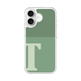 スリムプロテクションケース［ オリジナル - initial two tone - T green ］