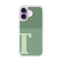 スリムプロテクションケース［ オリジナル - initial two tone - T green ］