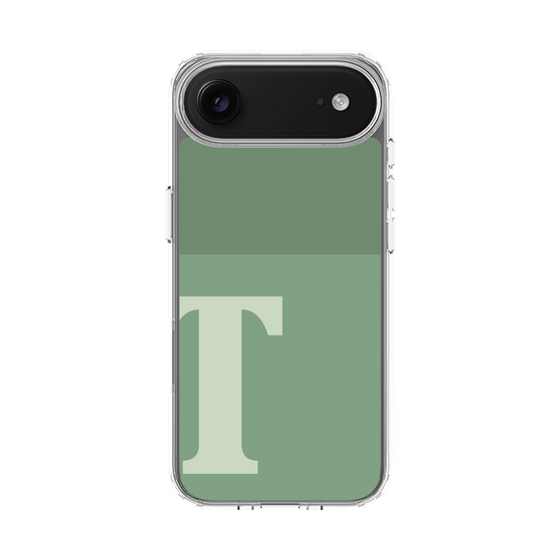 スリムプロテクションケース［ オリジナル - initial two tone - T green ］