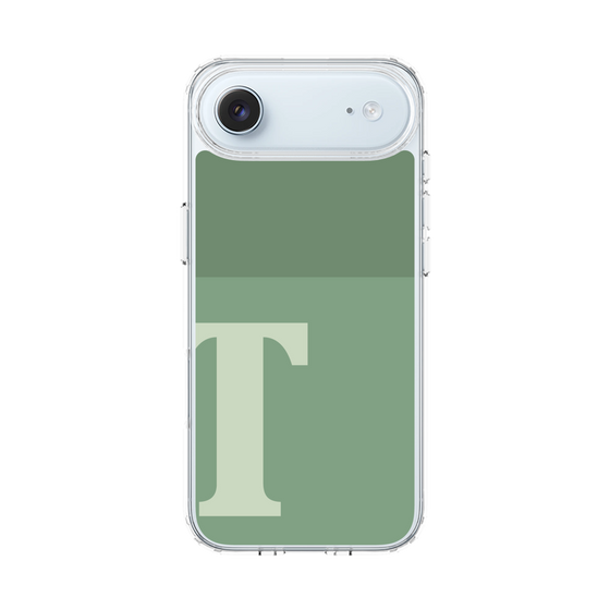 スリムプロテクションケース［ オリジナル - initial two tone - T green ］
