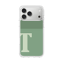スリムプロテクションケース［ オリジナル - initial two tone - T green ］