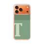 スリムプロテクションケース［ オリジナル - initial two tone - T green ］