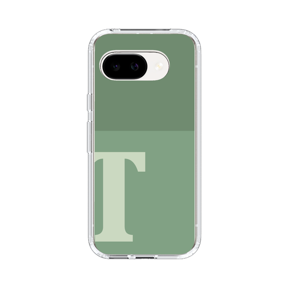 スリムプロテクションケース［ オリジナル - initial two tone - T green ］